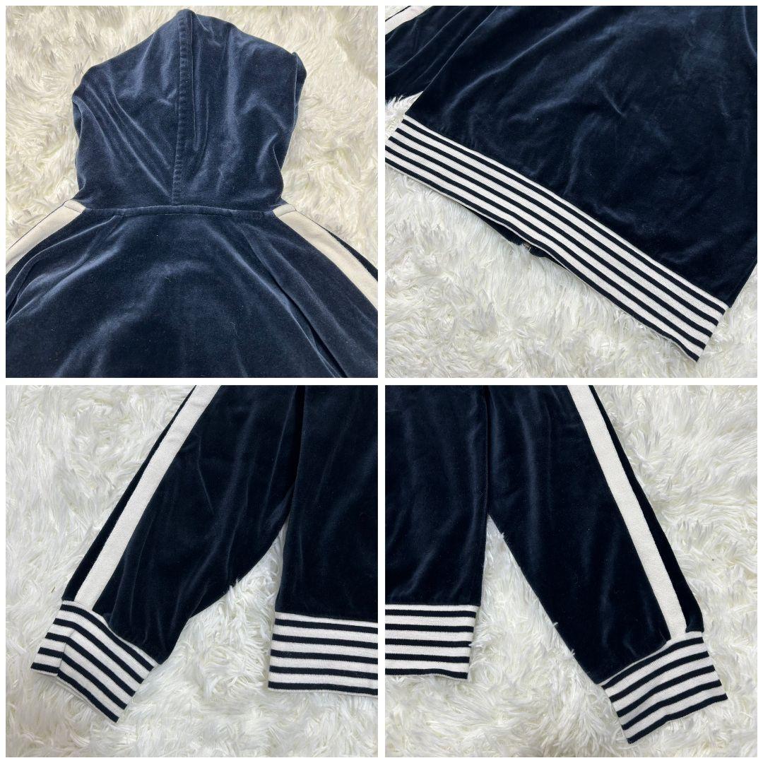 【専用】ラコステ ジャージ セットアップ ベロア パーカー ネイビー 40