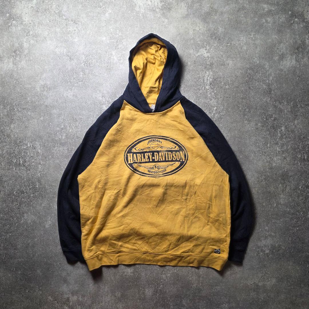 HARLEYDAVIDSONハーレースウェットパーカーラグランマスタードイエロー