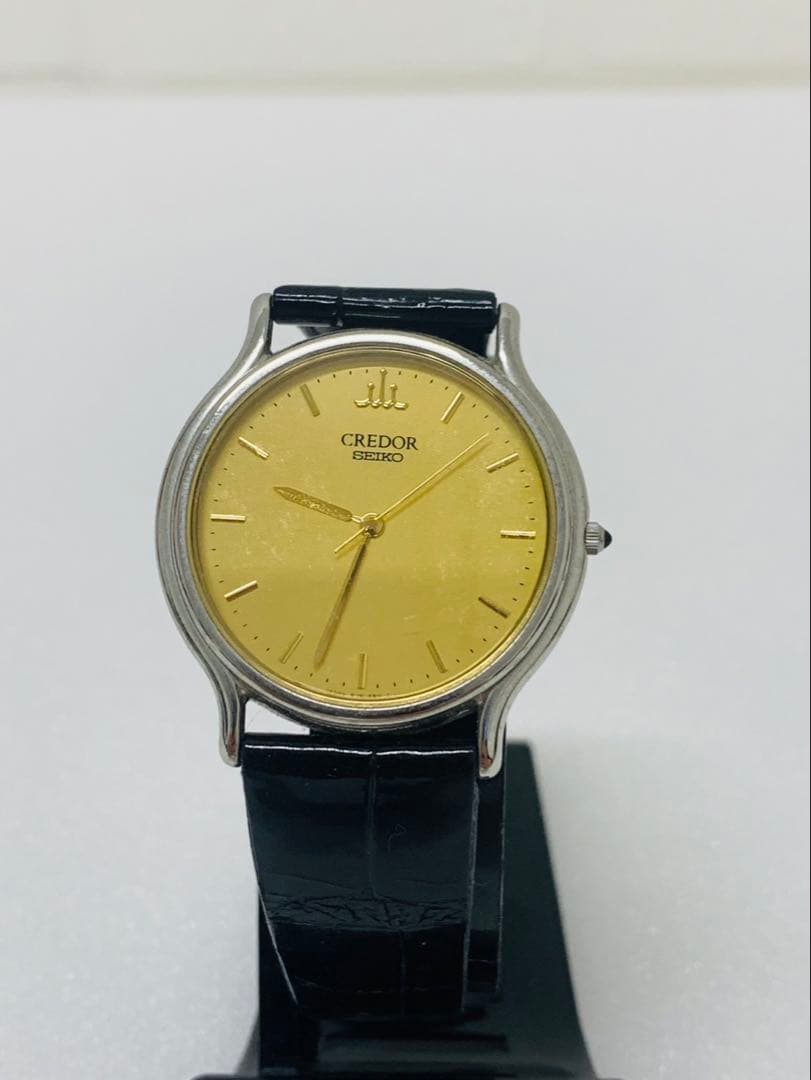 【極美品】セイコー クレドール シグノ ラウンド メンズ 腕時計