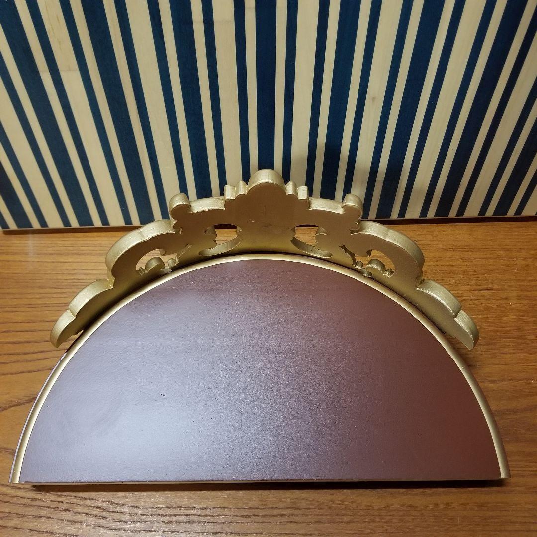 飾り棚　棚　ティアラ　シェルフ 直径30cm マントルピース