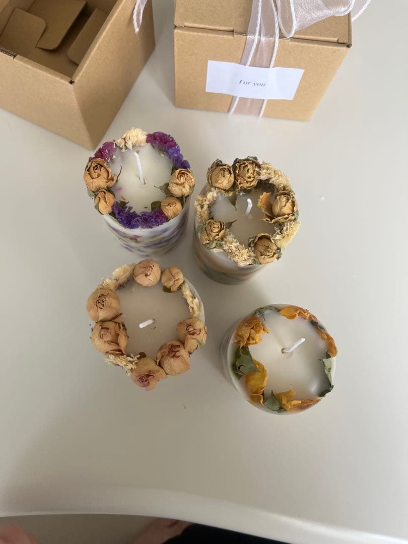 【事業者向け・卸価格】キャンドル在庫26個(梱包材も合わせて)