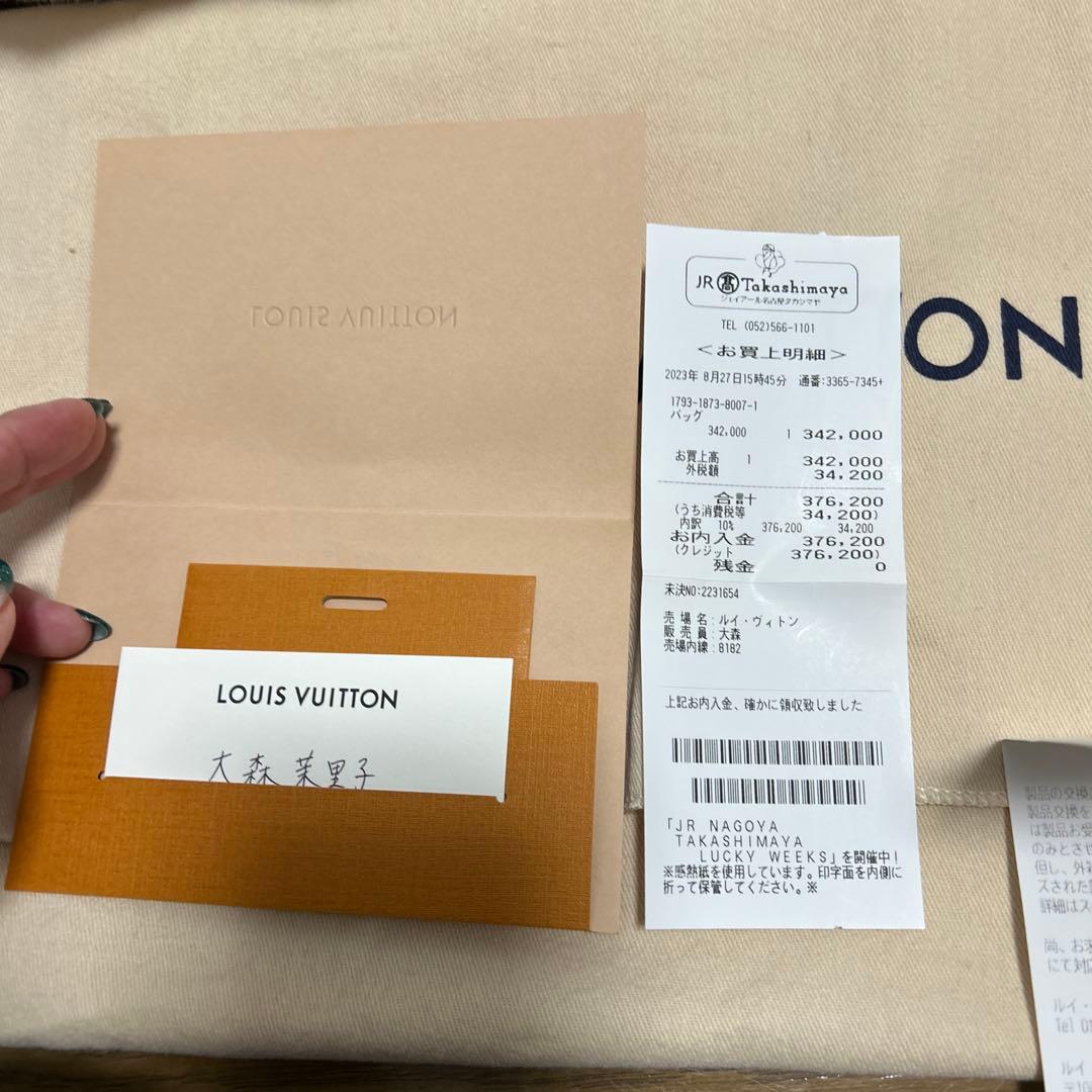 極美品LOUIS VUITTON ブラック メッセンジャーバッグ1度使用