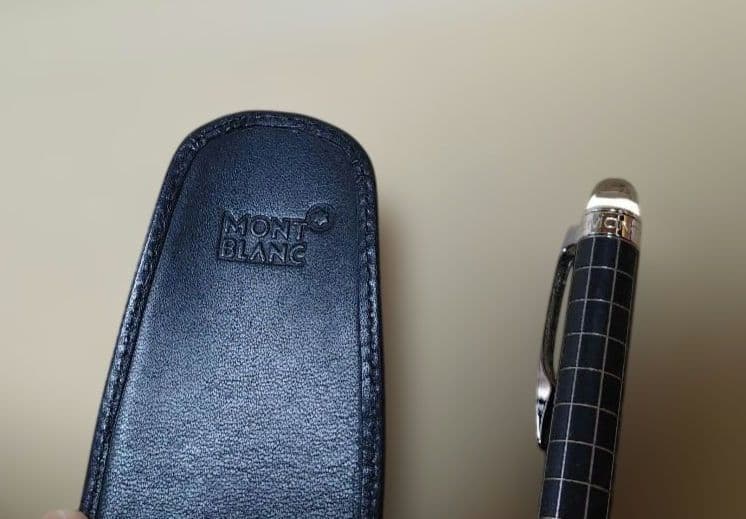 Montblanc ボールペン チェックパターン