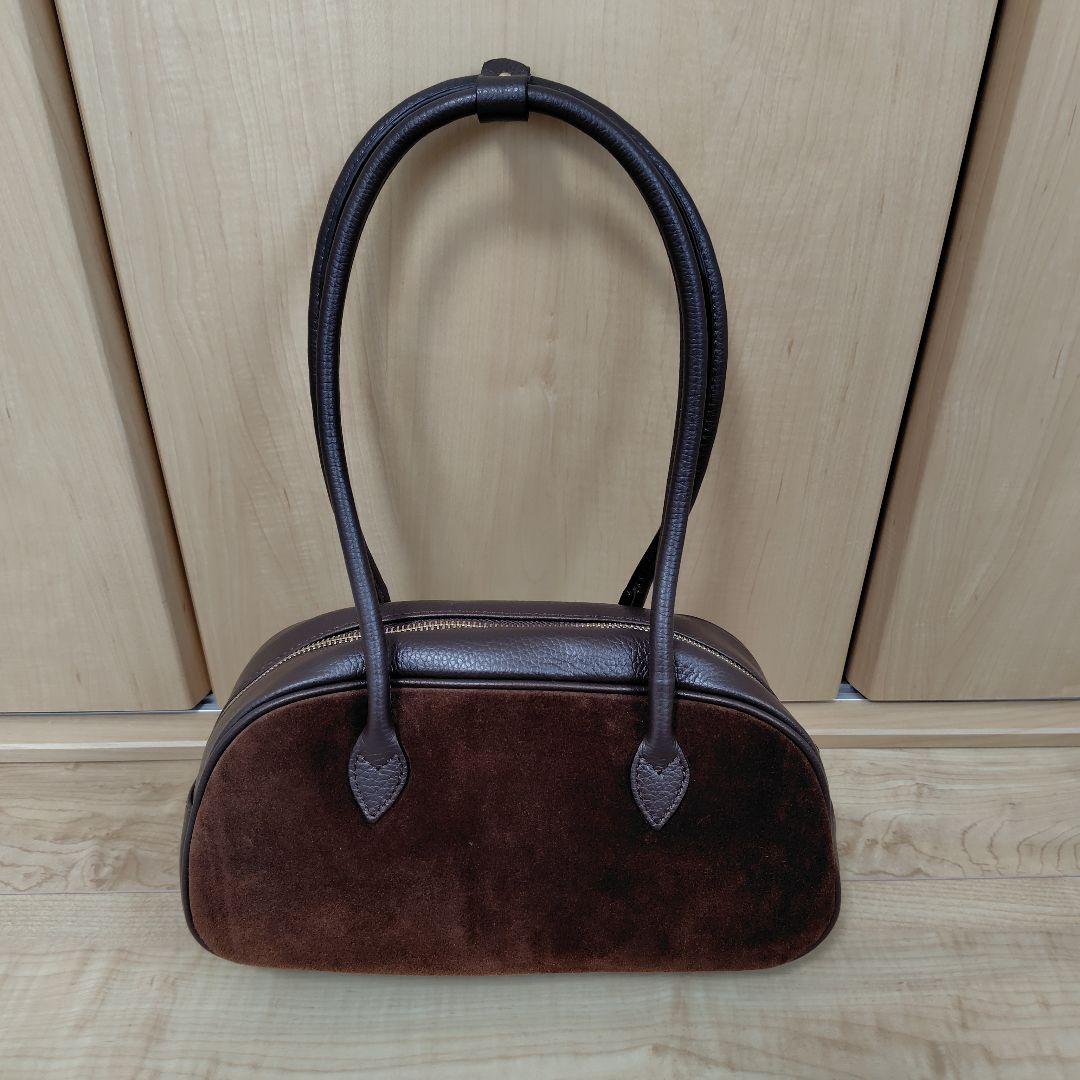 新品！グレディブリリアン　スエード×レザーボストン