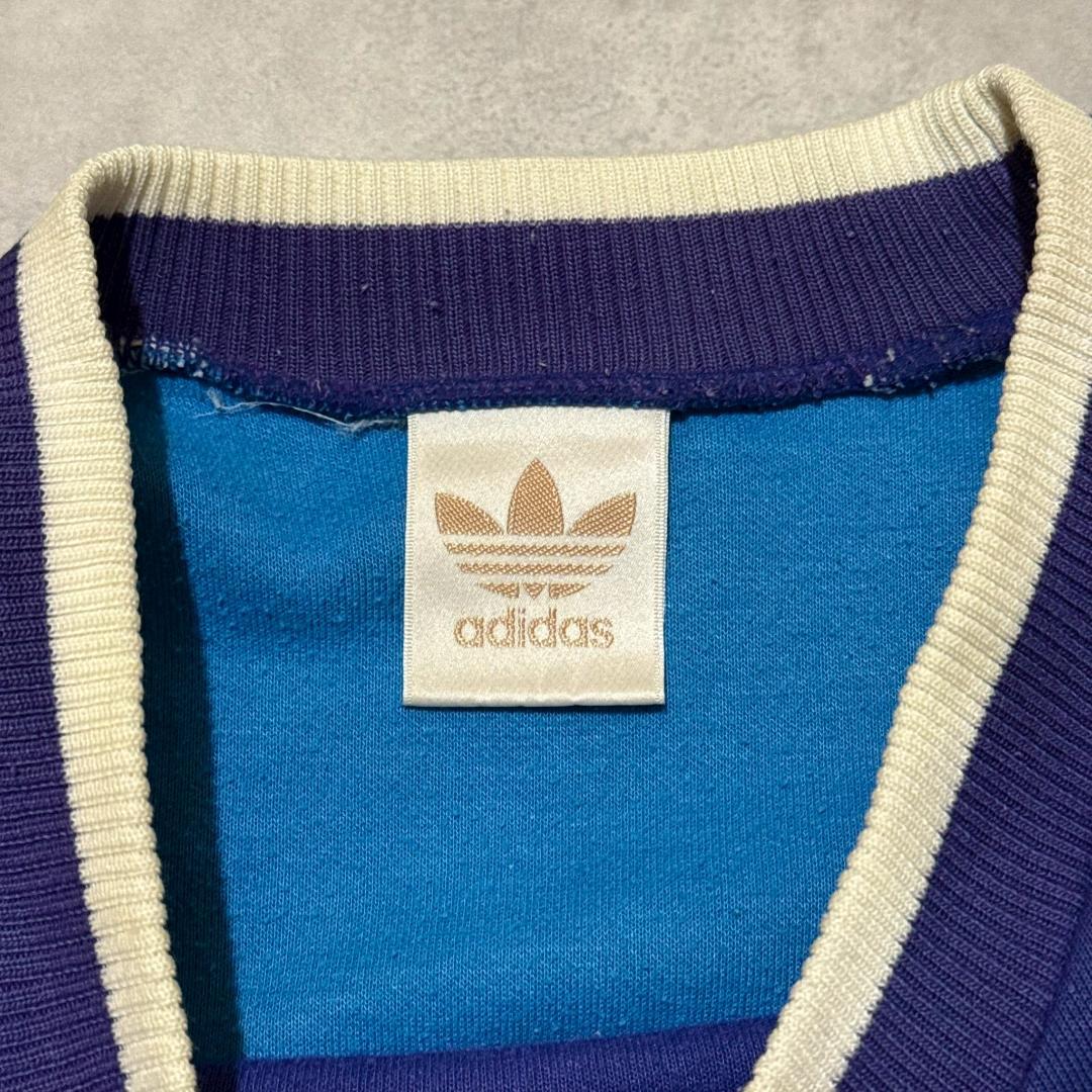 珍品 90s デサント製 adidas メッシュ ロンT DM1466