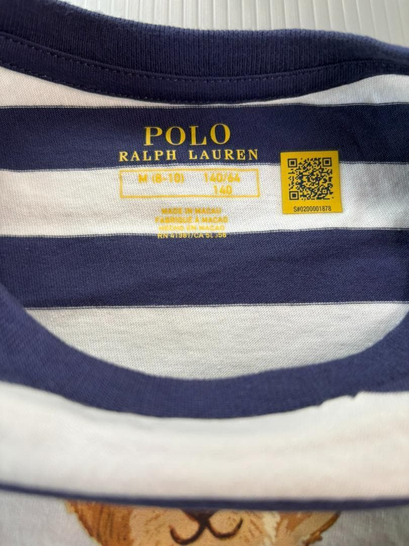 ラスト１2025新品新作ラルフローレンポロベアガールズ 　ワンピースM（140）