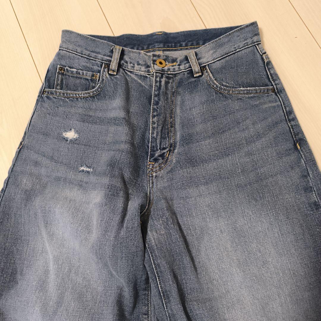 スピックアンドスパン　バギーデニム　27