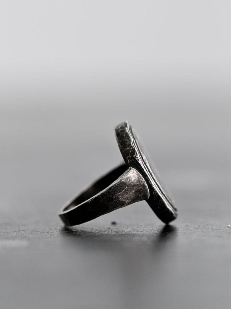 ANN DEMEULEMEESTER SIGN OVAL RING サイズM