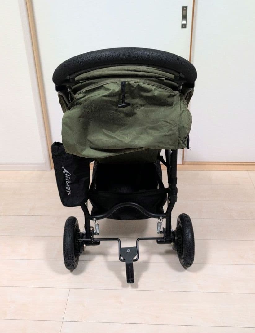 エアバギー ココ 空気入付 カーキ 三輪 ブレーキ ベビーカー
