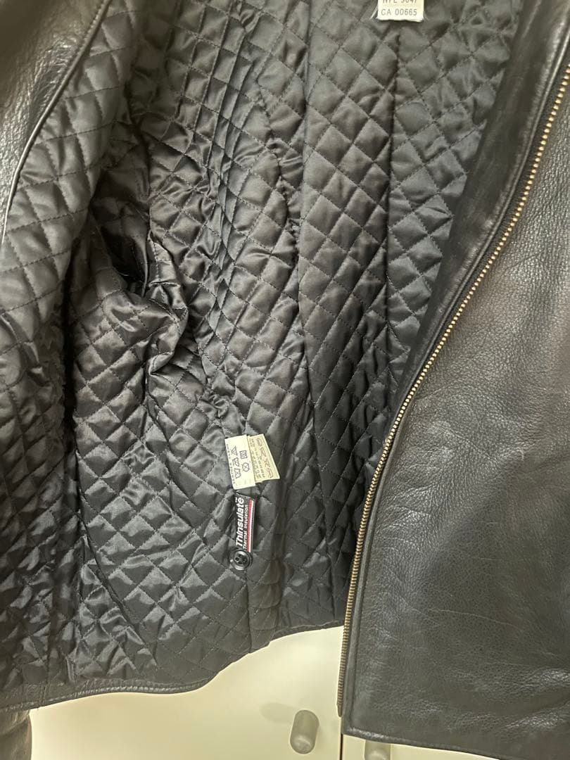 00s Eddie Bauer ジップアップレザージャケット 本革