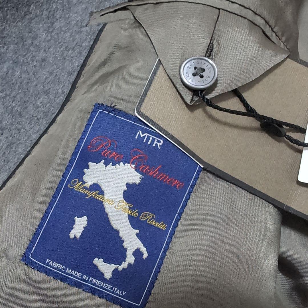 新品2023AW ゴタイリク カシミヤ100% シングルブレストチェスターコート