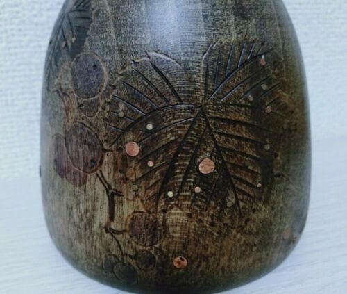 創作こけし　松谷ちどり作「秋風」高さ約12㎝　美品