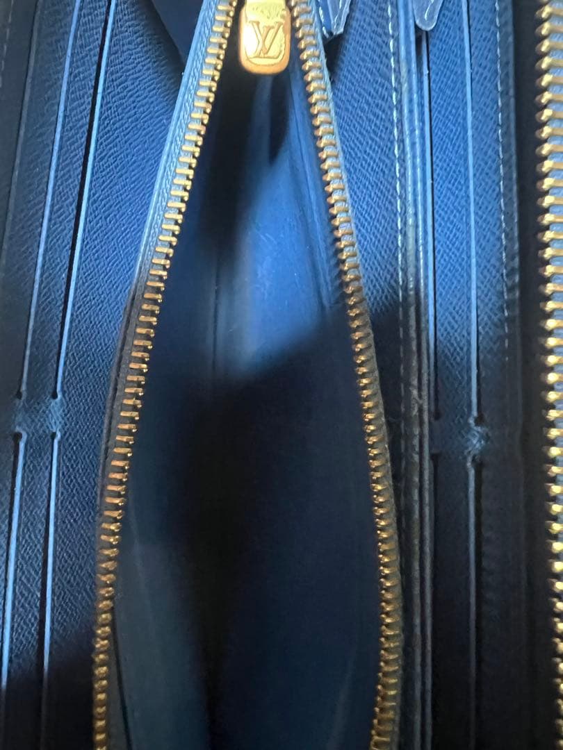 最終値下げ‼️LOUIS VUITTON 長財布 ブラウン/ブルー