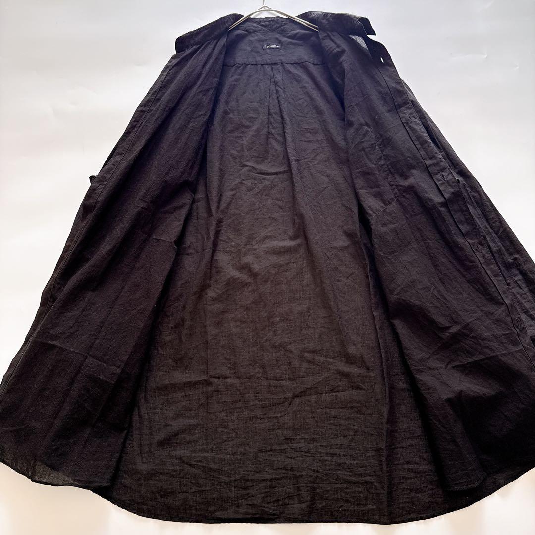 25ss✨新品 COMOLI KHADI コモリシャツ コットン ブラック 3