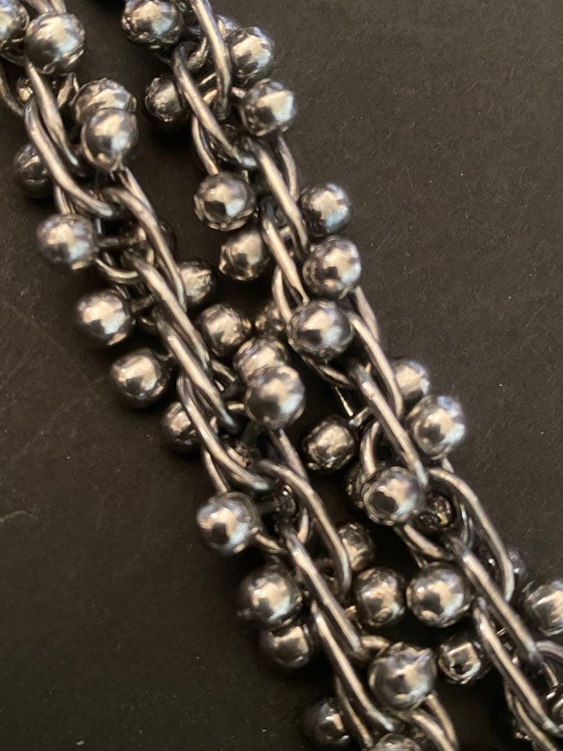 Vintage DNA チェーンリンク シルバー ネックレス