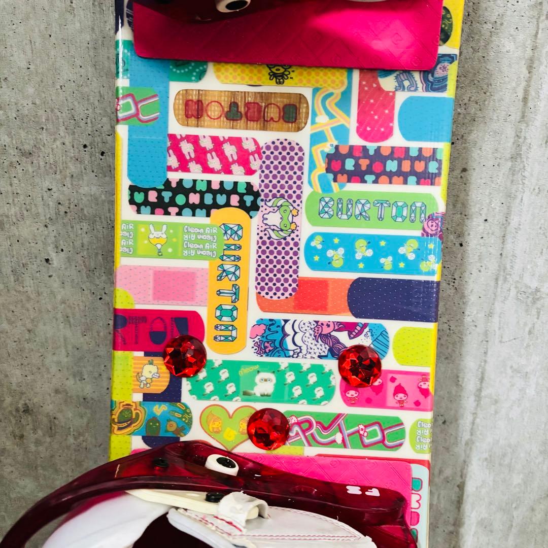 【☆キッズ】 BURTON CHICKLET スノーボードセット 100cm