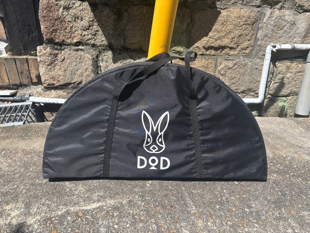 DOD ワンポールテントテーブル ウッド調 折りたたみ式 TB6-487