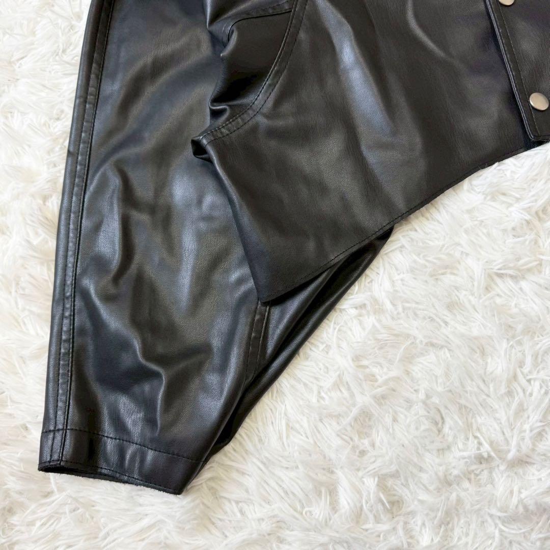 ✨現行/未使用級✨アメリ レザージャケット ROUND SHORT ヴィンテージ