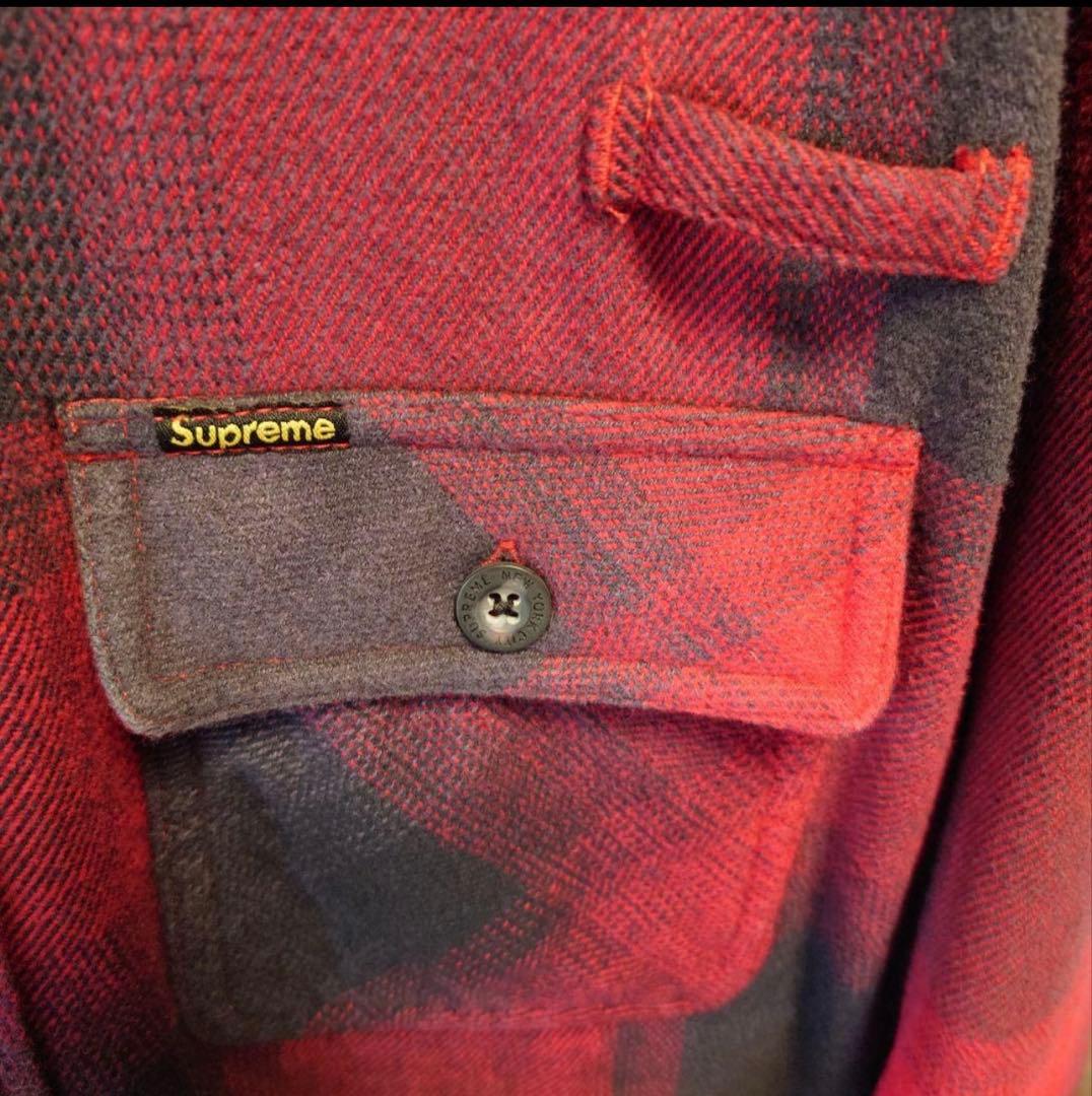 トップス 25SS Quilted Lined Hooded Flannel Shirt