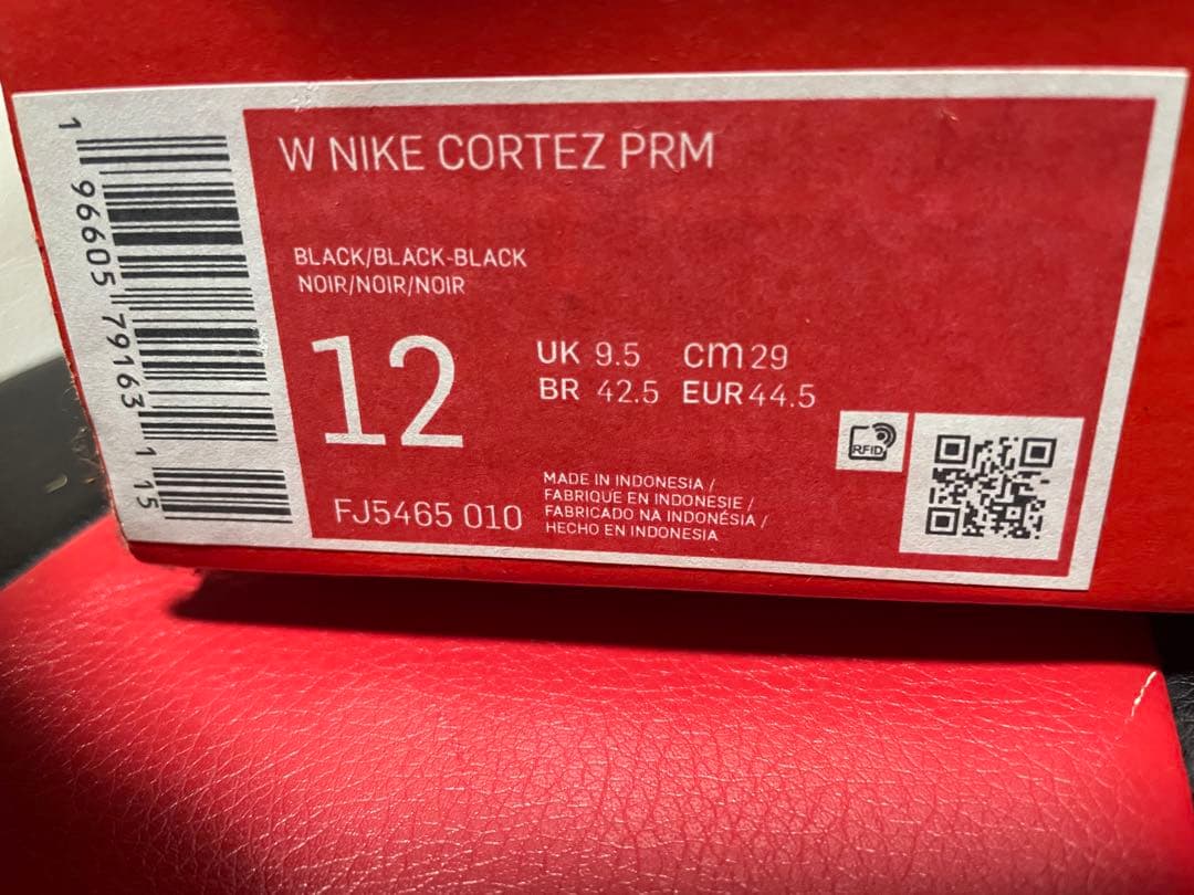 靴 NIKE W CORTEZ PRM 29cm