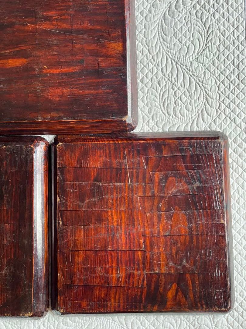 御膳 トレイ 木製 ３つセット