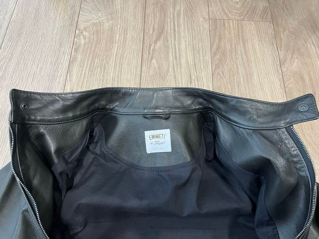 Emmeti エンメティ JURI シングルライダース ブラック 44