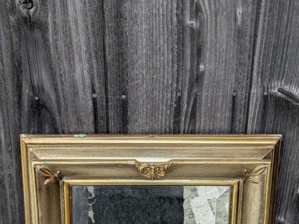 ヨーロッパ 壁掛けミラー 姿見 欧州 アンティーク ヴィンテージ 鏡 額縁