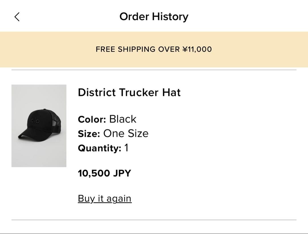 【新品タグ付】alo キャップ　ブラック