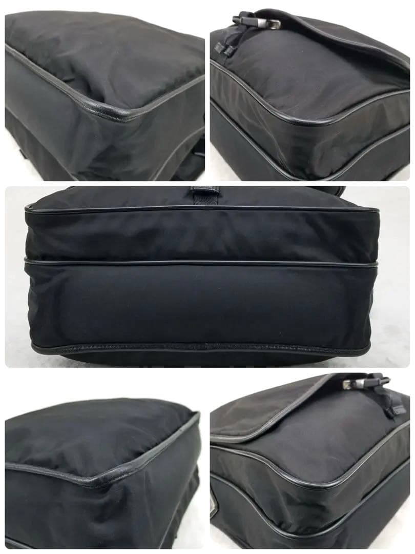 プラダ　ナイロン製 ブラック メッセンジャーバッグ