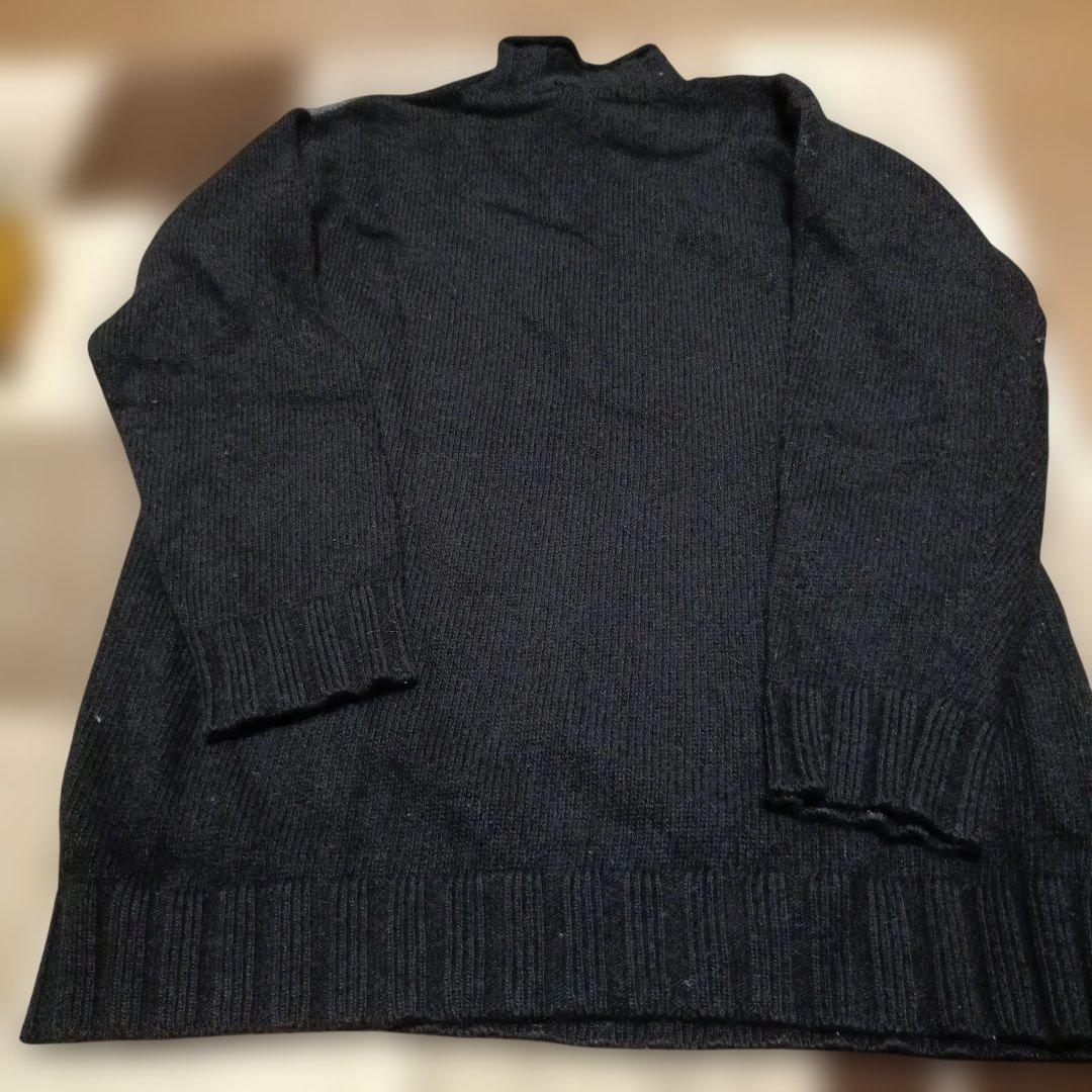 ICEBERG HISTORY 犬デザイン タートルネックニット