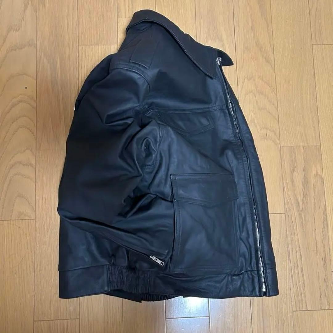 ドイツ軍 警察 ポリスマン レザージャケット ブラック polizei