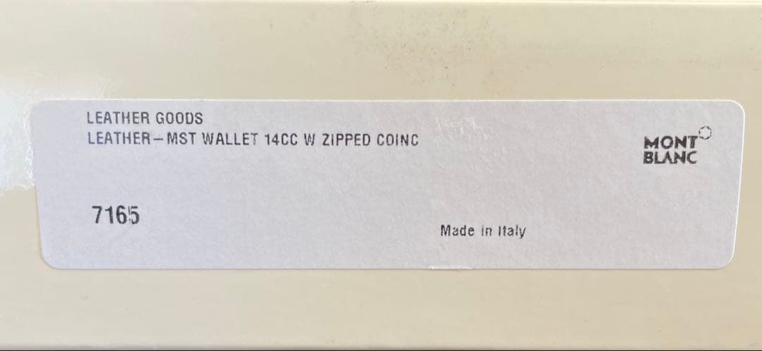 【新品】MONTBLANK モンブラン 長財布 MB7165