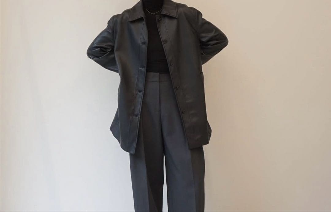ジャケット・アウター Ecoleather Soutiencollar Jacket