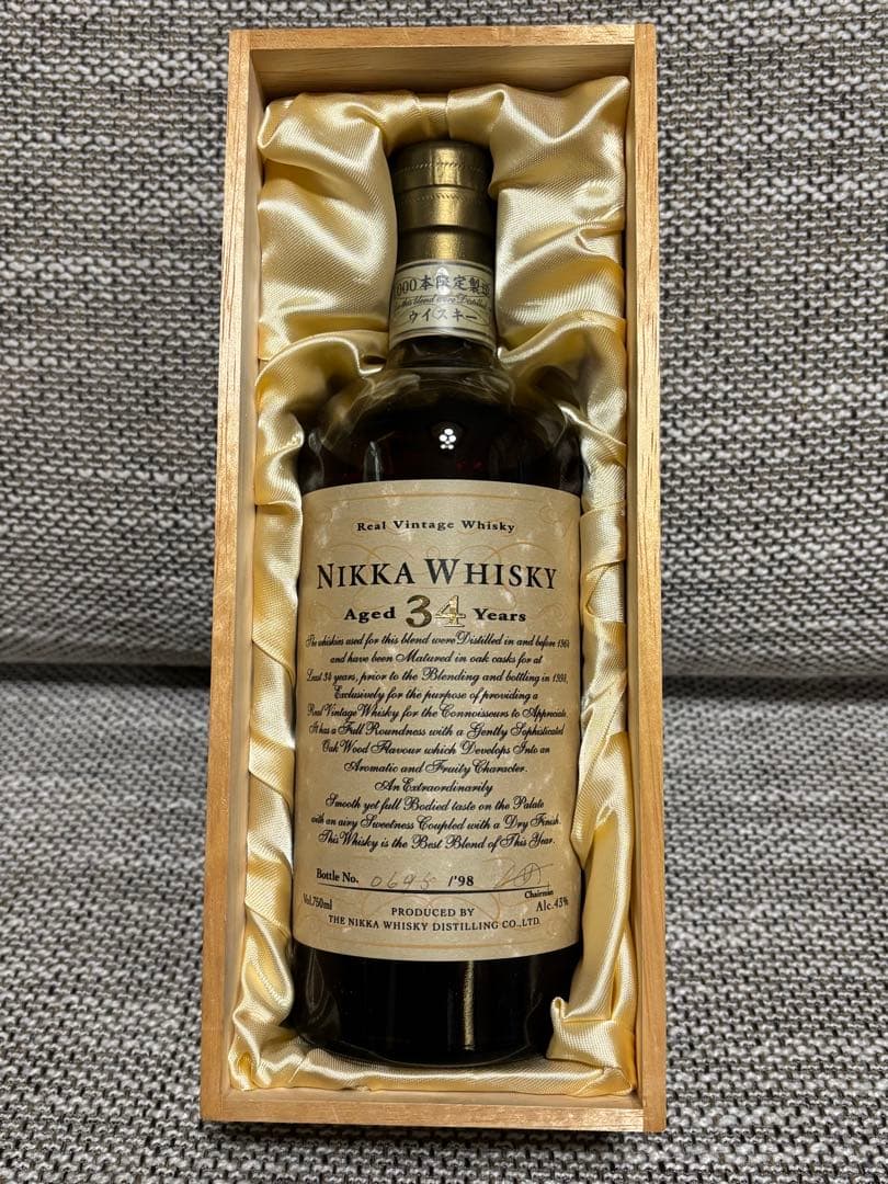 【未開封】　ニッカウヰスキー　34年 1998