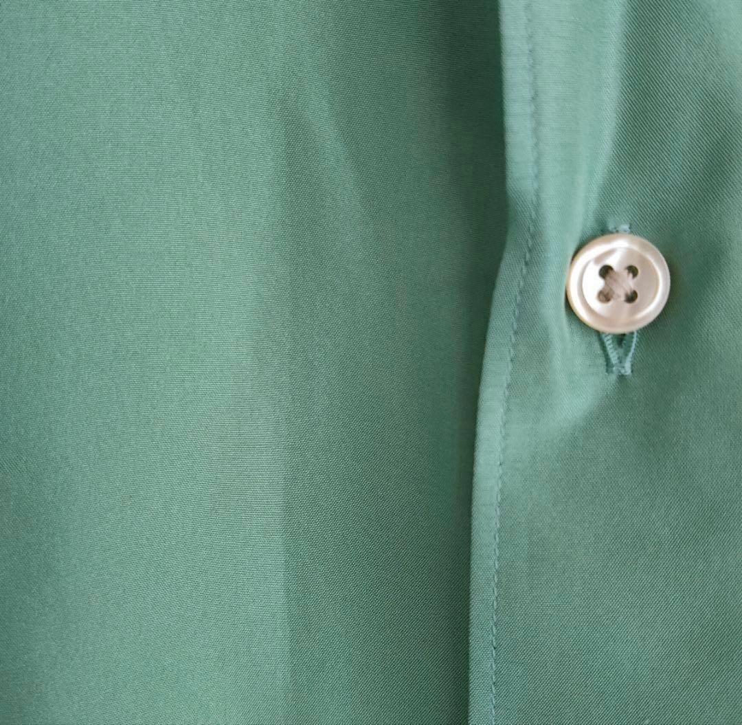 AURALEE ミントグリーン 長袖シャツ