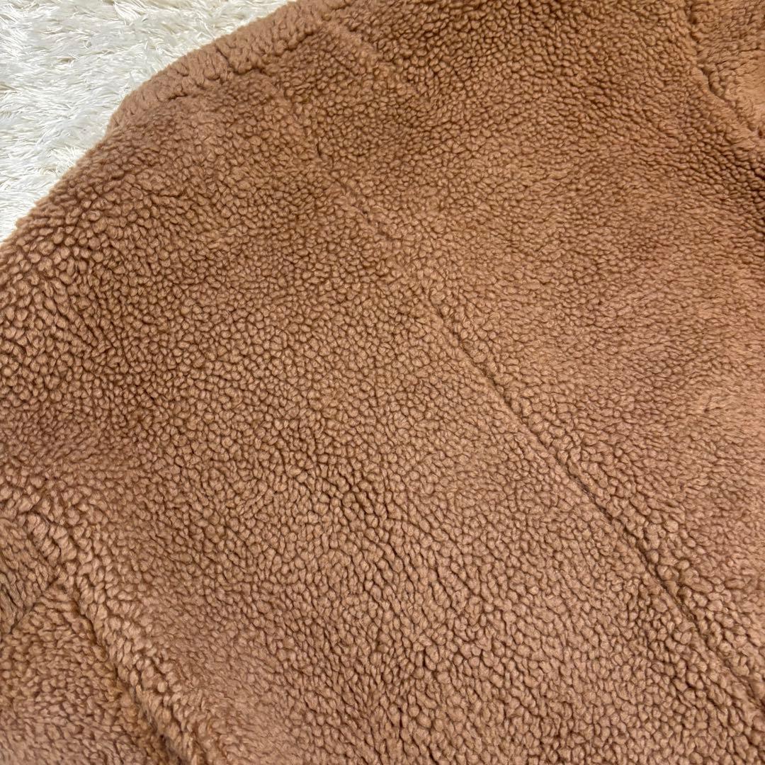 極美品✨BLAMINK ブラミンク　ボア　キャメル　ロングコート　38