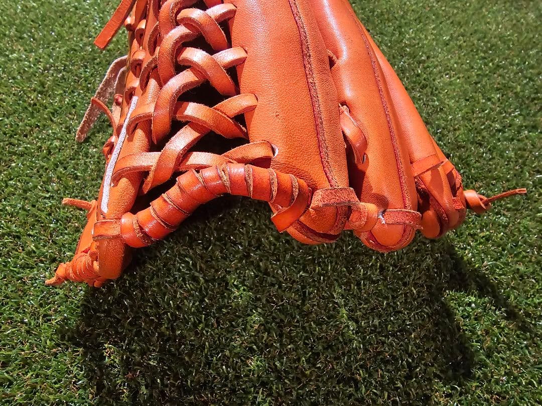 ミズノ　ビューリーグ　軟式　ジュニアサイズ　プラチナM　イチローモデル　オレンジ