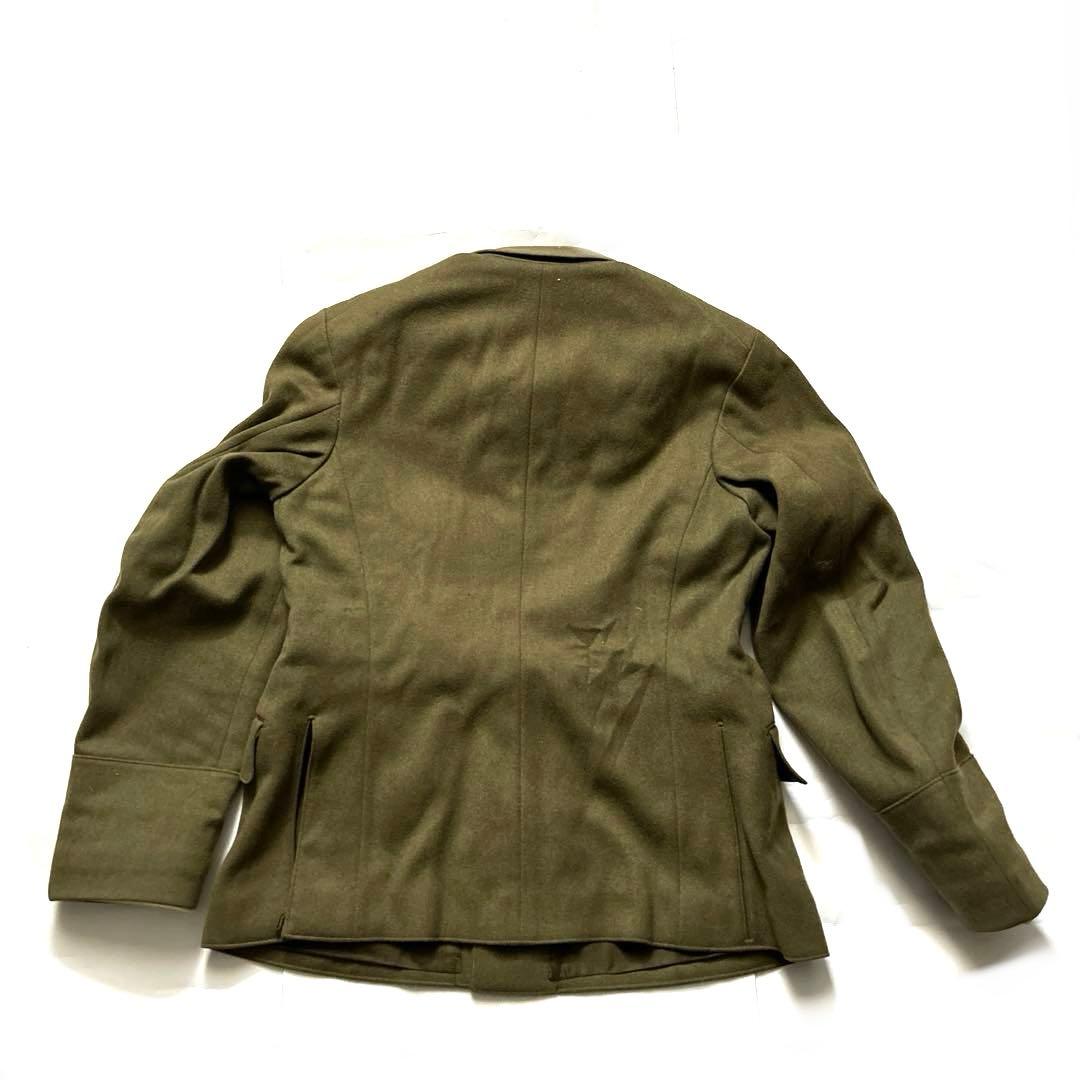 日本軍 京都 偕行社保部 昭和軍服部 冬用 カーキオリーブグリーン