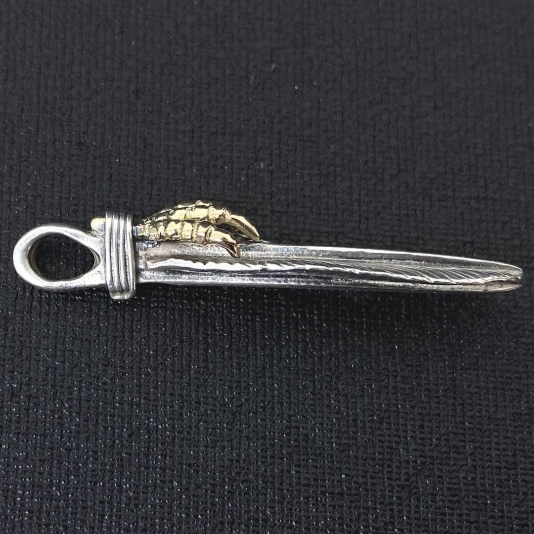 ARIZONA FREEDOM K18 クロー シルバー フェザー ペンダント