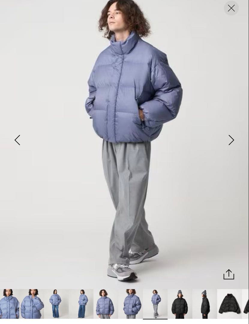 【別注】＜TAION×CITEN＞バルーンダウンブルゾンユニセックスM 即購入可