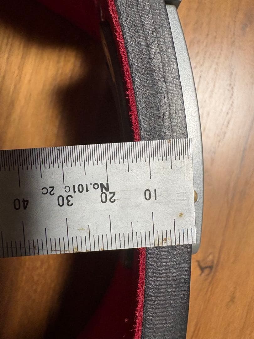 お父さんSBD トレーニング・パワーベルト 黒/赤