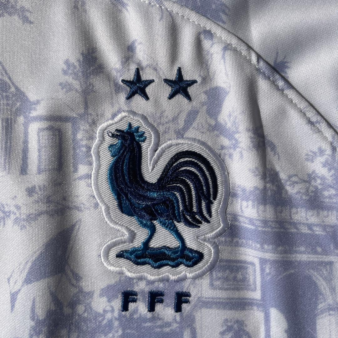 フランス代表 2022年アウェイユニホーム MBAPPE 10番 白色 Mサイズ