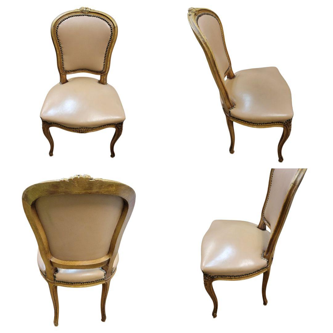 希少 大人気 ロココ調 猫足 アンティーク レトロ ダイニングチェア