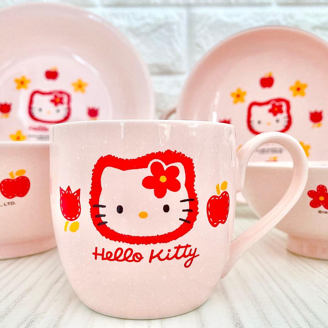 ♥️未使用！レトロ ハローキティ 同シリーズ 食器5点セット 激レア 希少