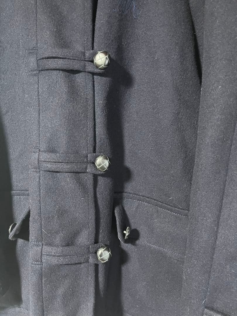 古着 ヒロココシノ ダッフルコート スクールコート オーバーサイズ ユニセックス