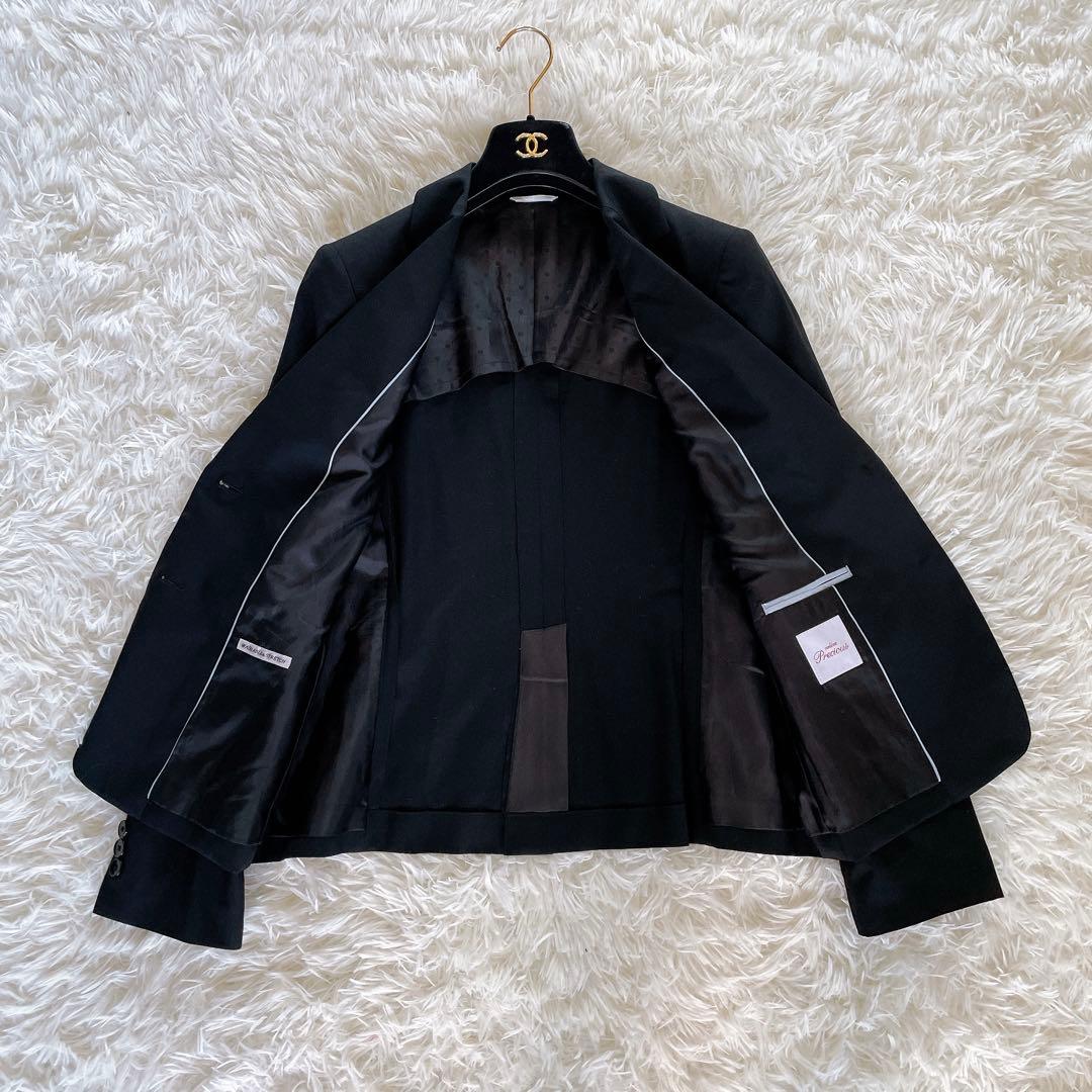 希少17✨大きなサイズ【エヌライン】スーツ3点セット パンツスカート ストレッチ