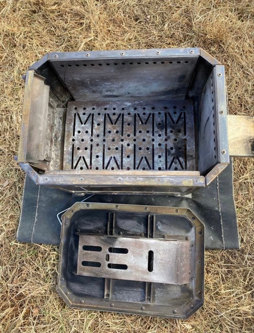 キャンピング　トゥギャザー　ミョルニル2次燃焼焚き火台　チタン　フルセット