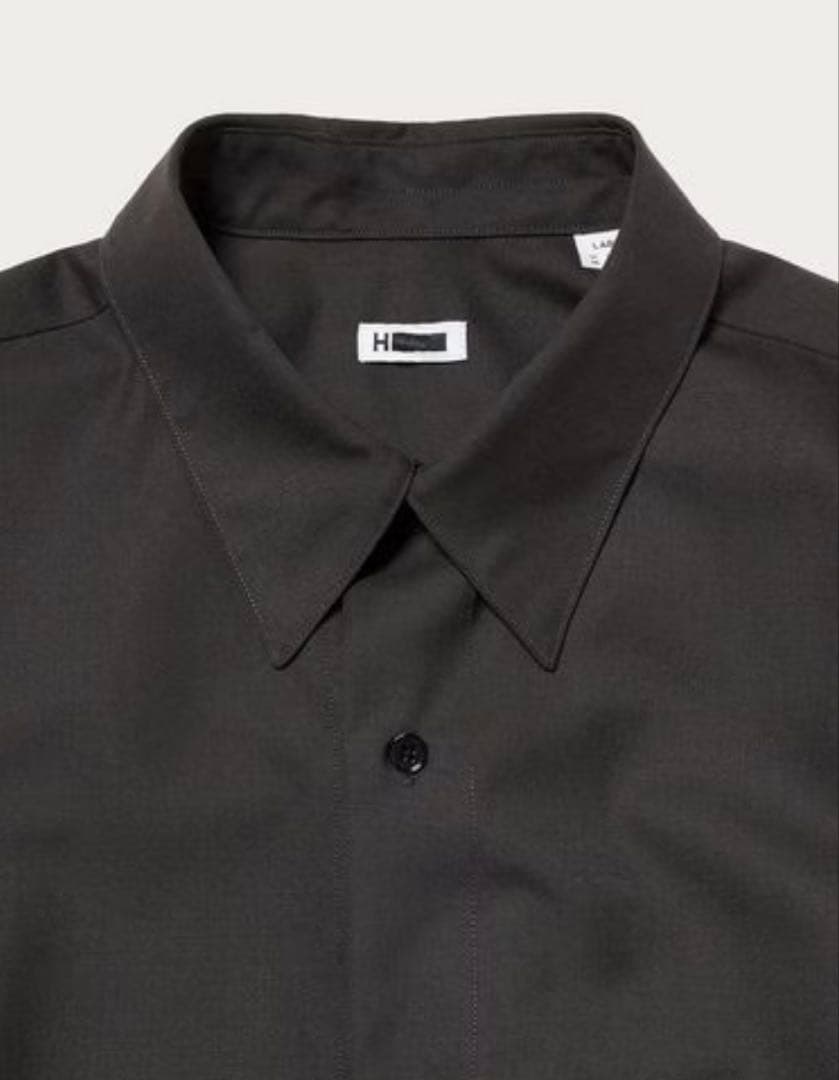 本日のみ　＜H＞レセプショニスト トロピカルウール レギュラーカラーシャツ