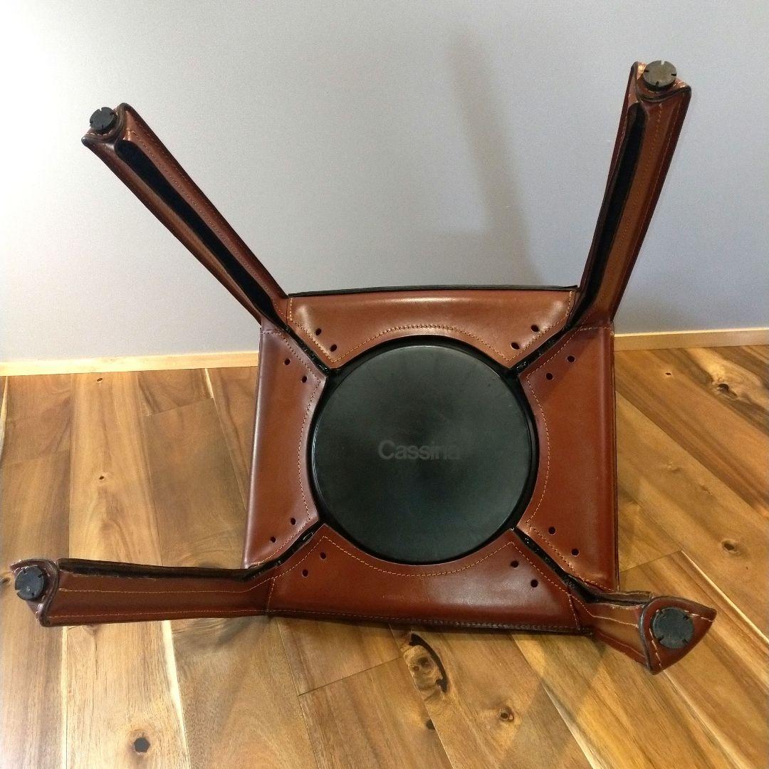 名作★Cassina カッシーナ★CABキャブチェア★赤茶