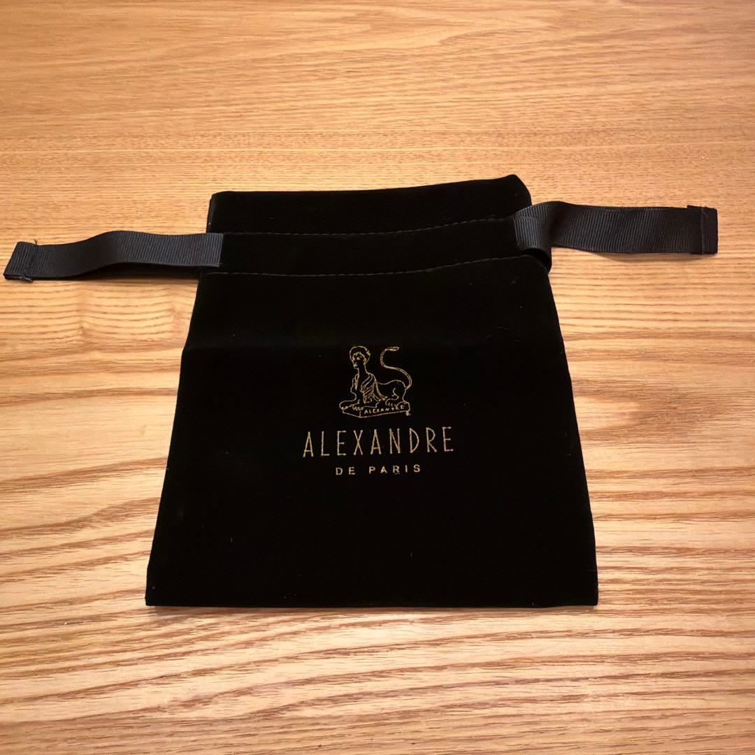 ALEXANDRE DE PARIS 黒 サテンシュシュ